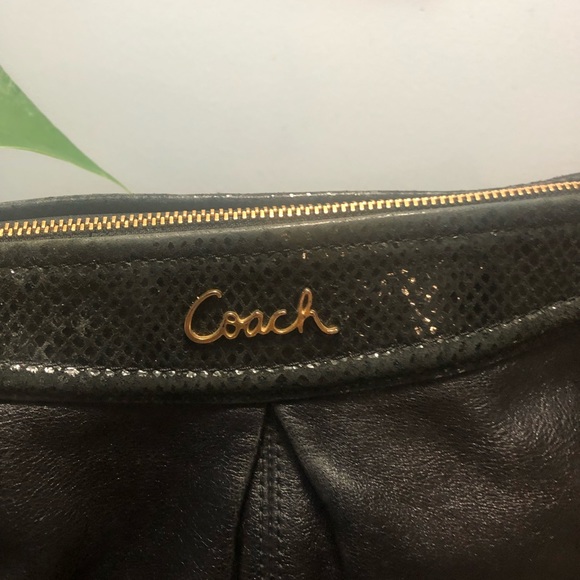Coach Black Crossbody Hobo Purse - Picture 3 of 8